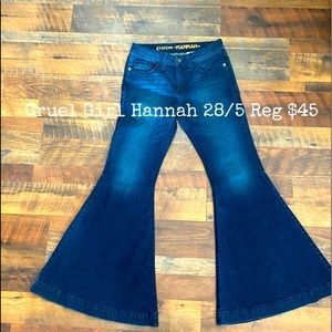 Cruel Girl Denim Hannah Flare Jeans